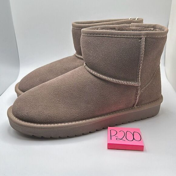 CUSHIONAIRE Cozy Boot 8 TAUPE - Picture 3 of 7